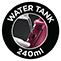 240ml water tank