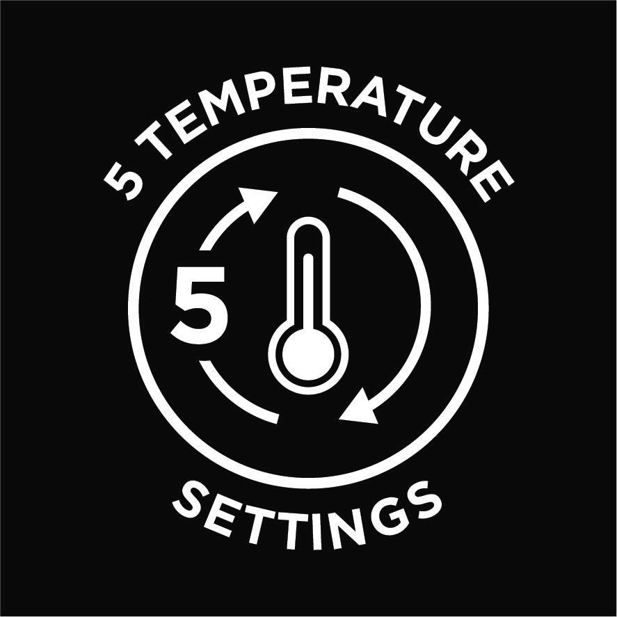 5 temperature settings