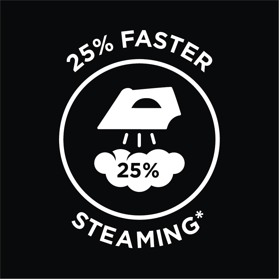 25% Faster Steaming