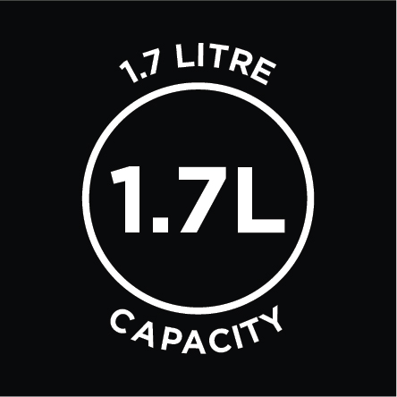 1.7L Capacity