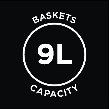 9L Basket Capacity