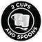 2 Cups and Spoons