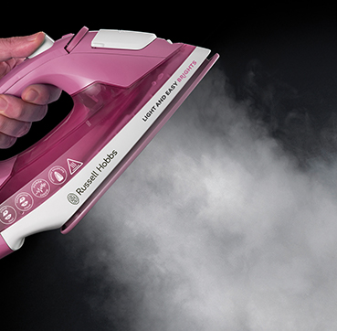 Russell Hobbs 2400w Steam Iron - Pink