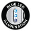 Indicatore LED blu di funzionamento