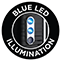 Indicatore LED blu di funzionamento