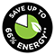 Save Up To 66% Energy