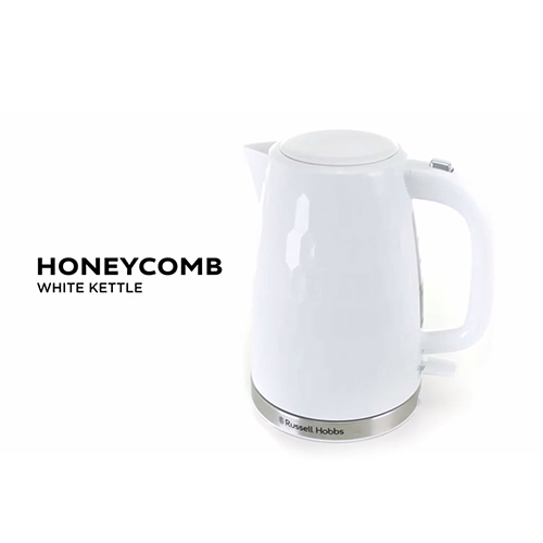 white honeycomb kettle