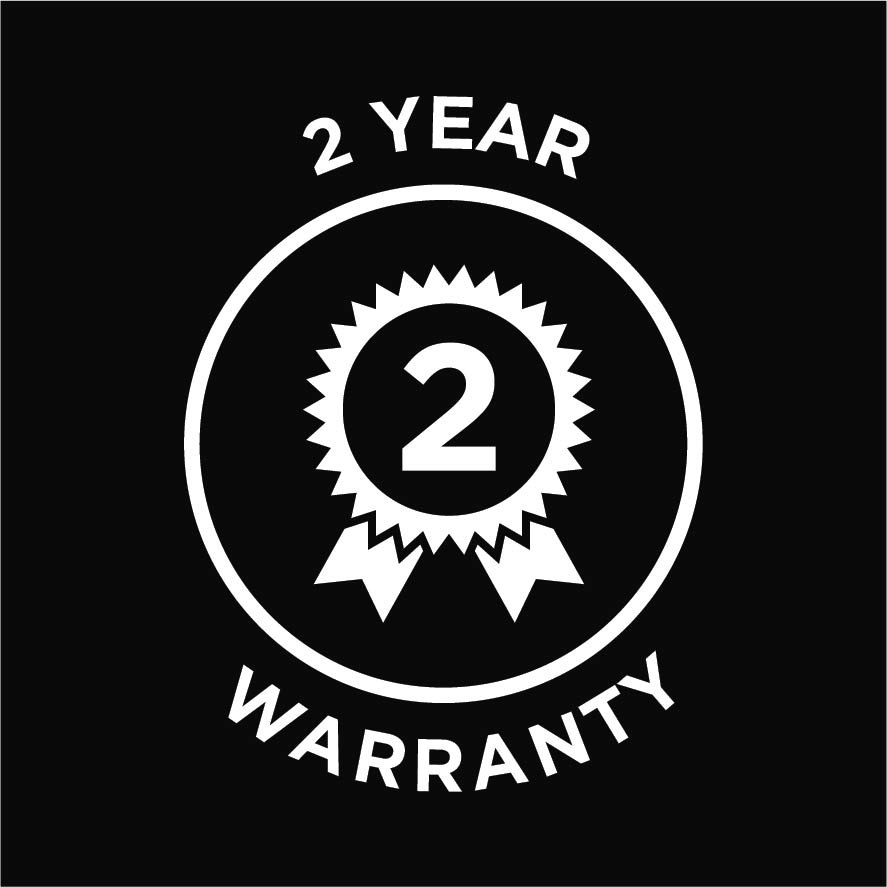 2 Year Warranty