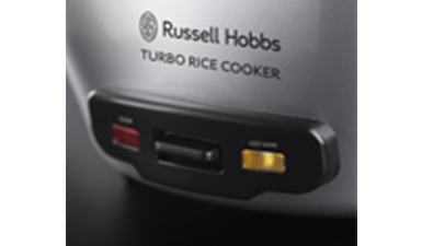Russell Hobbs Turbo Rice Cooker 10 Cup, Matte Black - RHRC20BLK