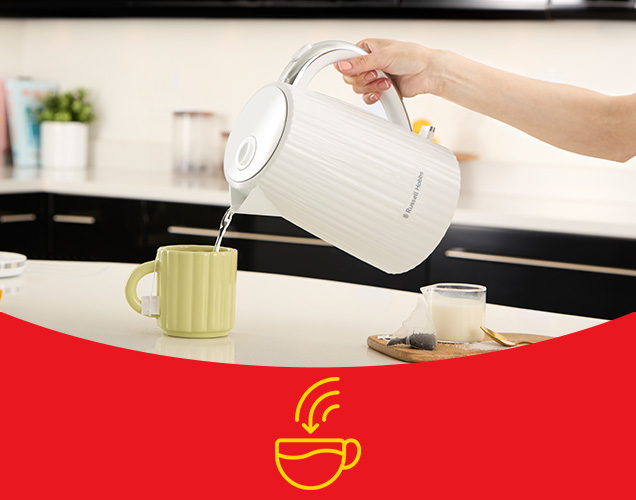 Russell Hobbs Eden Kettle - White | RHK2736WHT | Russell