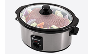 3.5L Slow Cooker - Brushed Stainless Steel