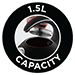 1.5L Capacity
