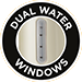 Dual Water windows