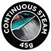 45g continuous steam