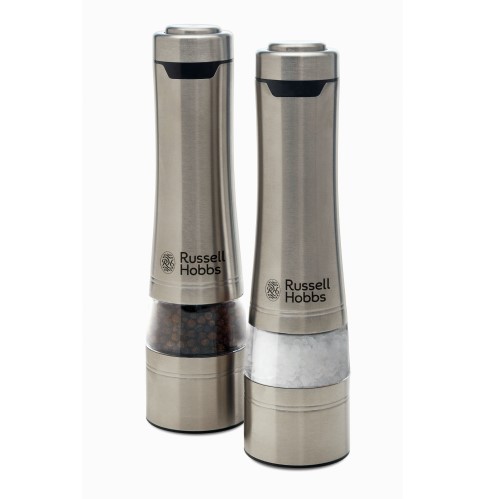 Russell Hobbs Electric Salt & Pepper Mills, Black, RHPK4100BLK 