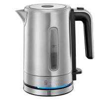Compact Home Brushed Steel Kettle