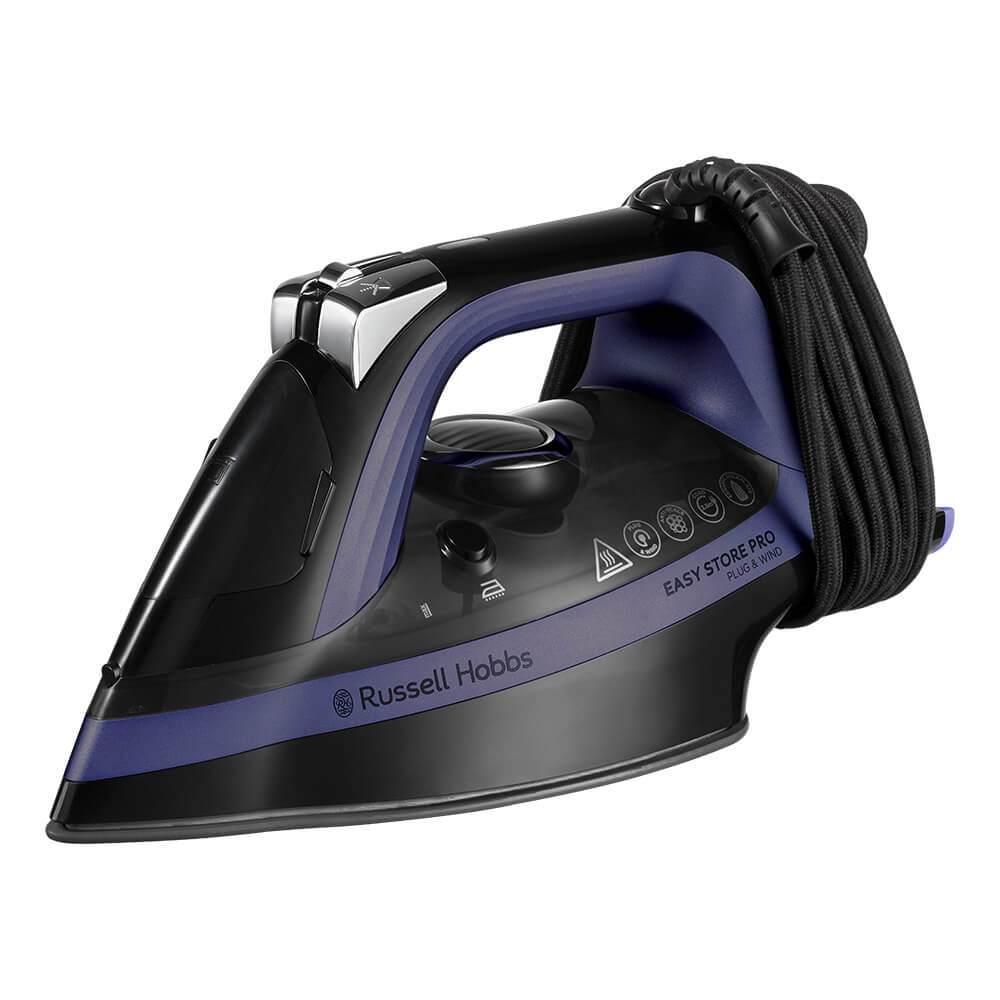 Russell hobbs easy store pro plug and wind iron discount