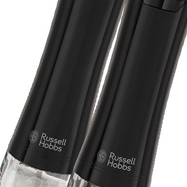 Salt and pepper grinder set (black) Russell Hobbs 